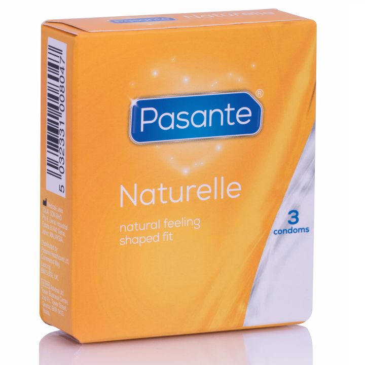Confezione da 3 preservativi Pasante Naturelle.