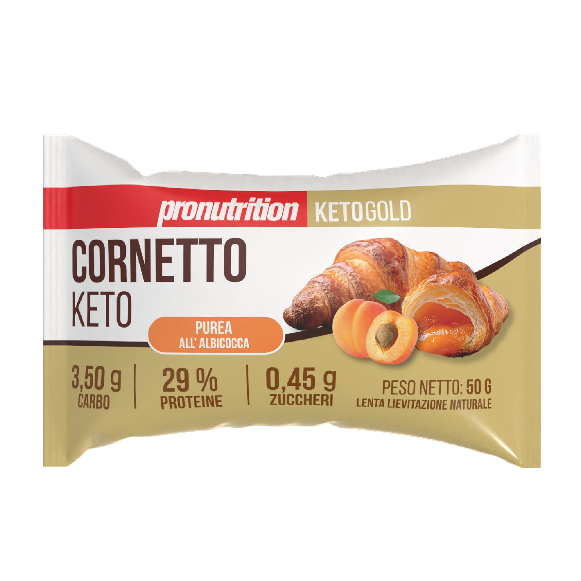 Pronutrition Cornetto keto (50 gr, Albicocca)