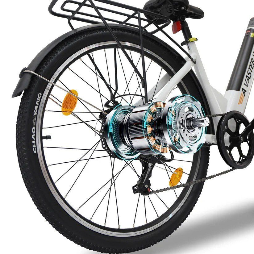 AVDL A32 Bicicletta elettrica con telaio a scavalco basso per la città, batteria da 48 V 10,4 Ah