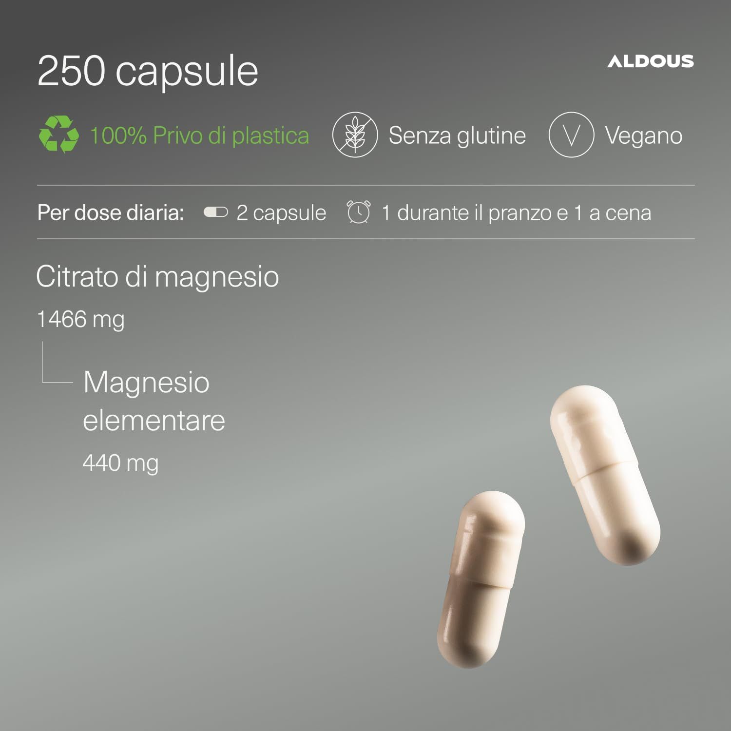 Aldous Capsule di Magnesio Citrato