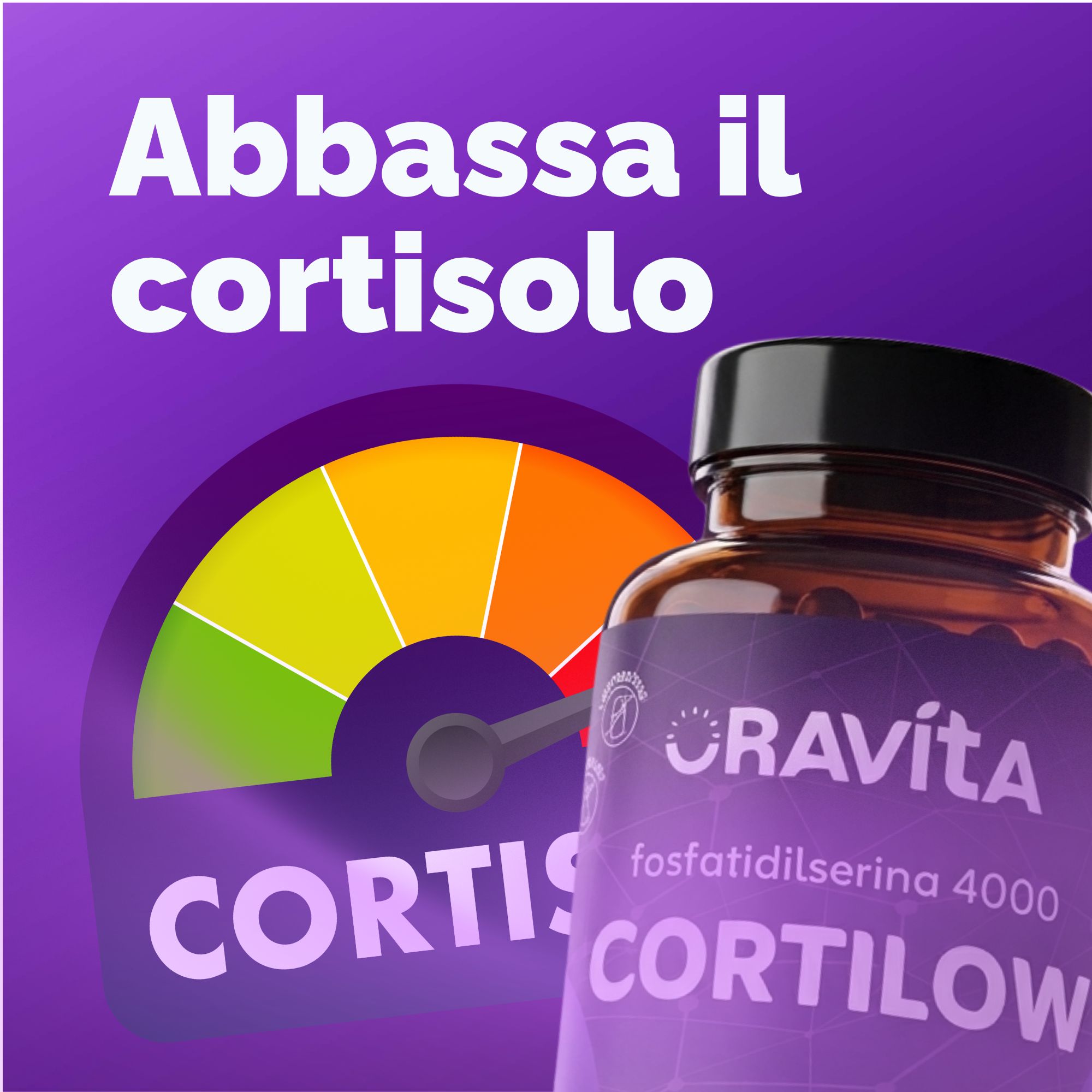 Oravita Cortilow Fosfatidilserina 400mg Cortisolo