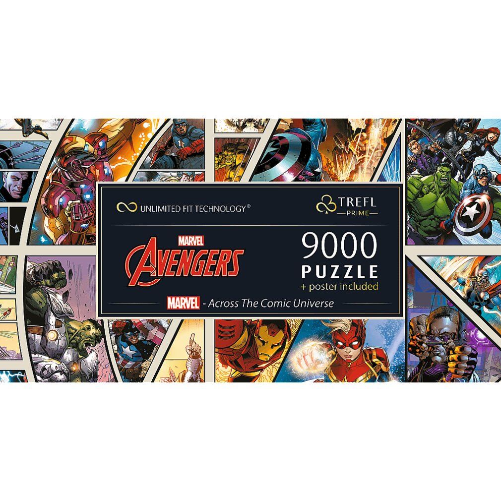 Marvel - Across The Comic Universe - Puzzle uft 9000 pezzi