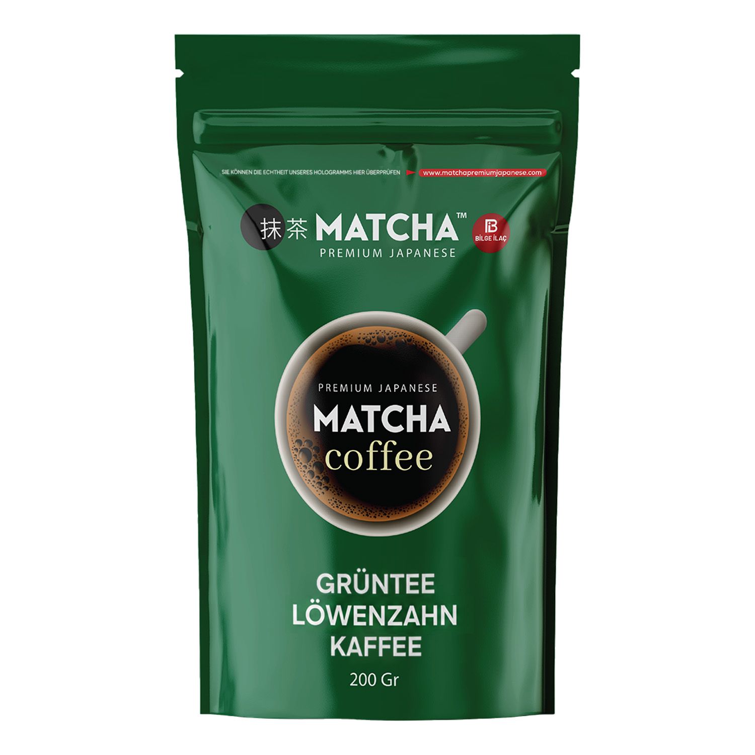 Bilge İlaç Caffè Matcha Premium con tè verde e tarassaco