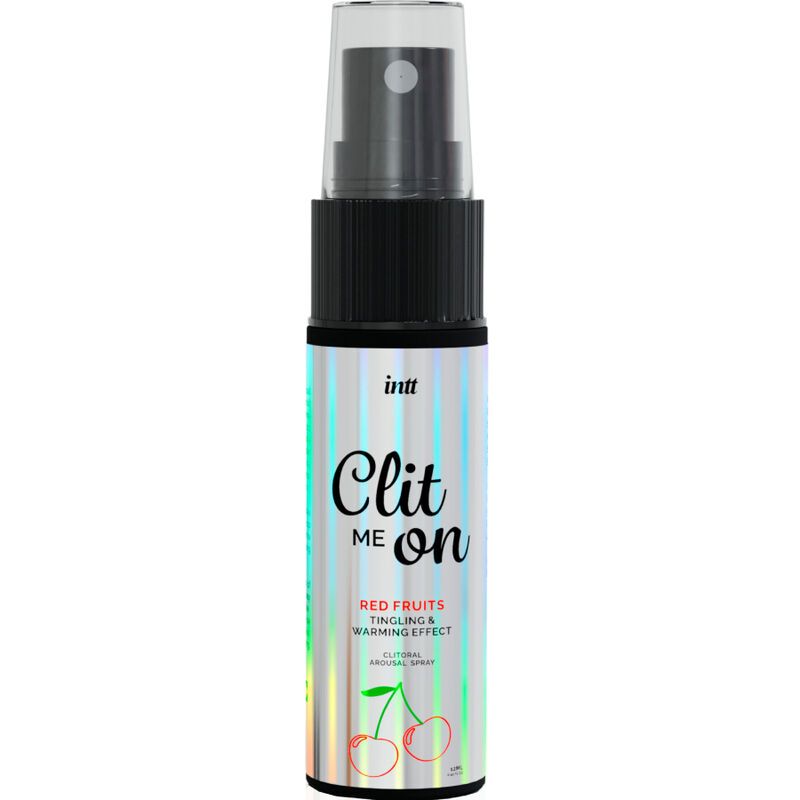 Intt Clit Me On Red Fruits Spray con effetto formicolio e riscaldante. Flacone da 12ml.