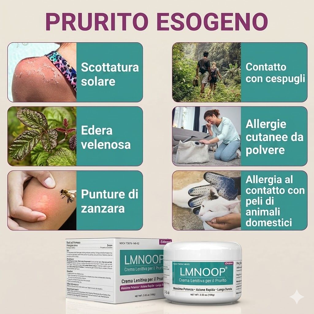 LMNOOP crema anti-prurito formula intensa