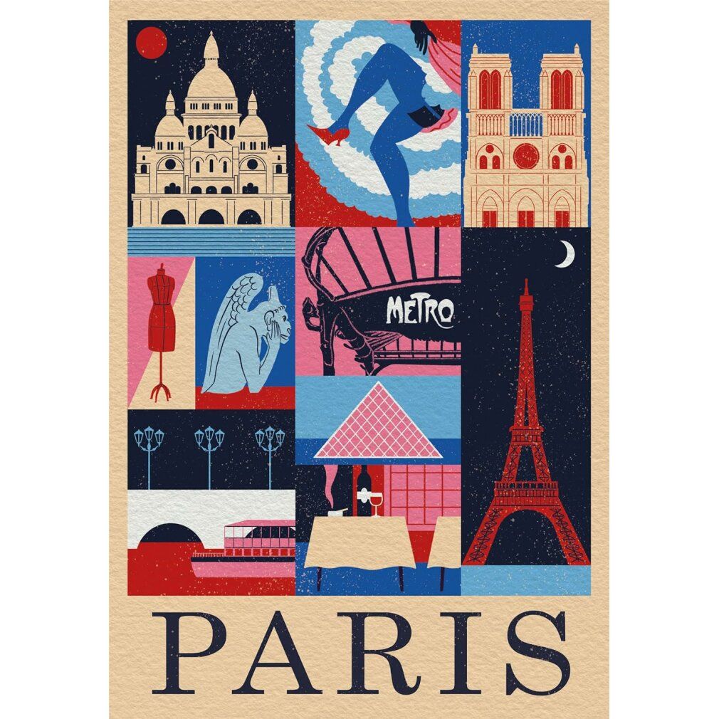 Puzzle da 1000 Pezzi - Style in the City: Paris