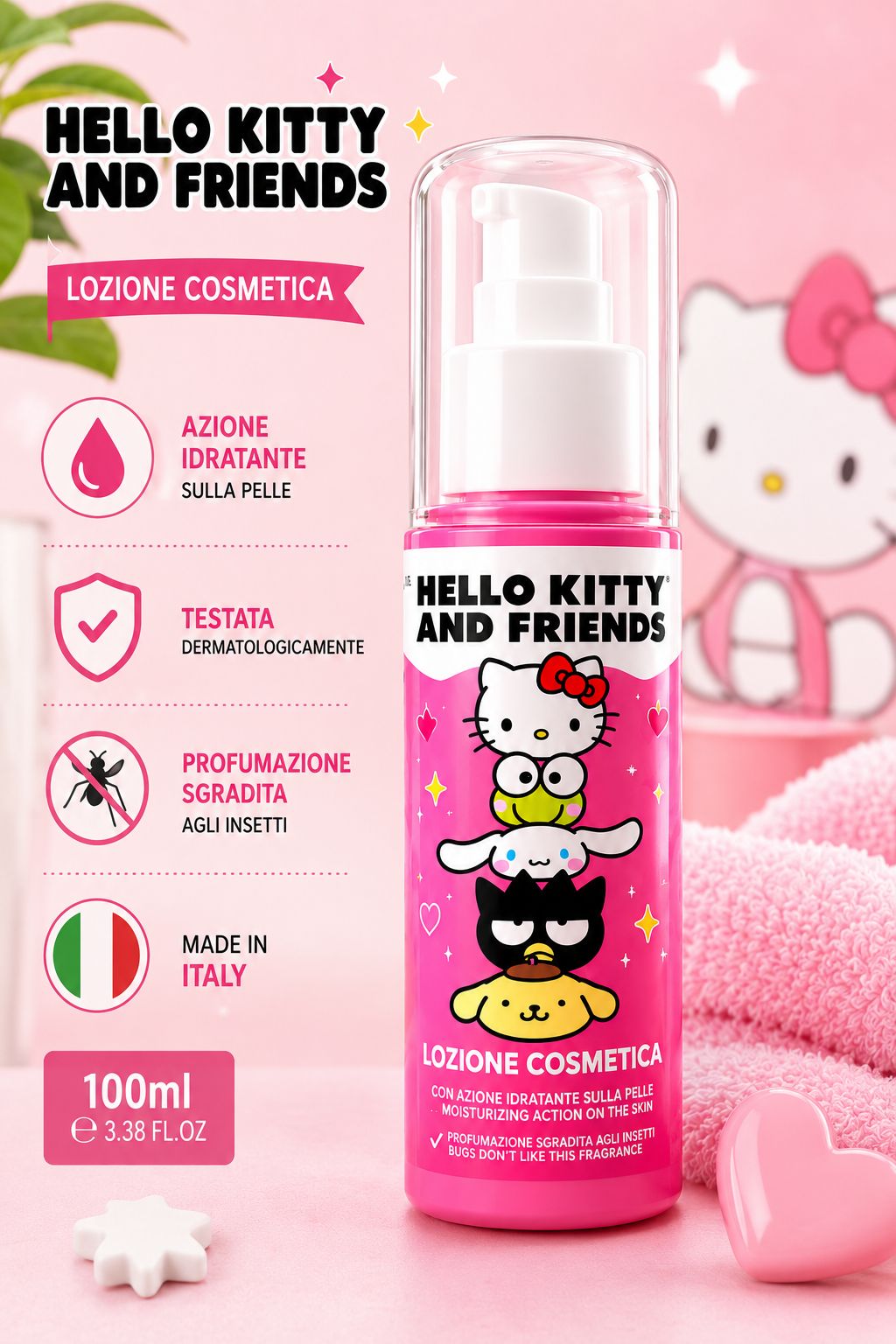 BRAND ITALIA spray biologico Hello Kitty