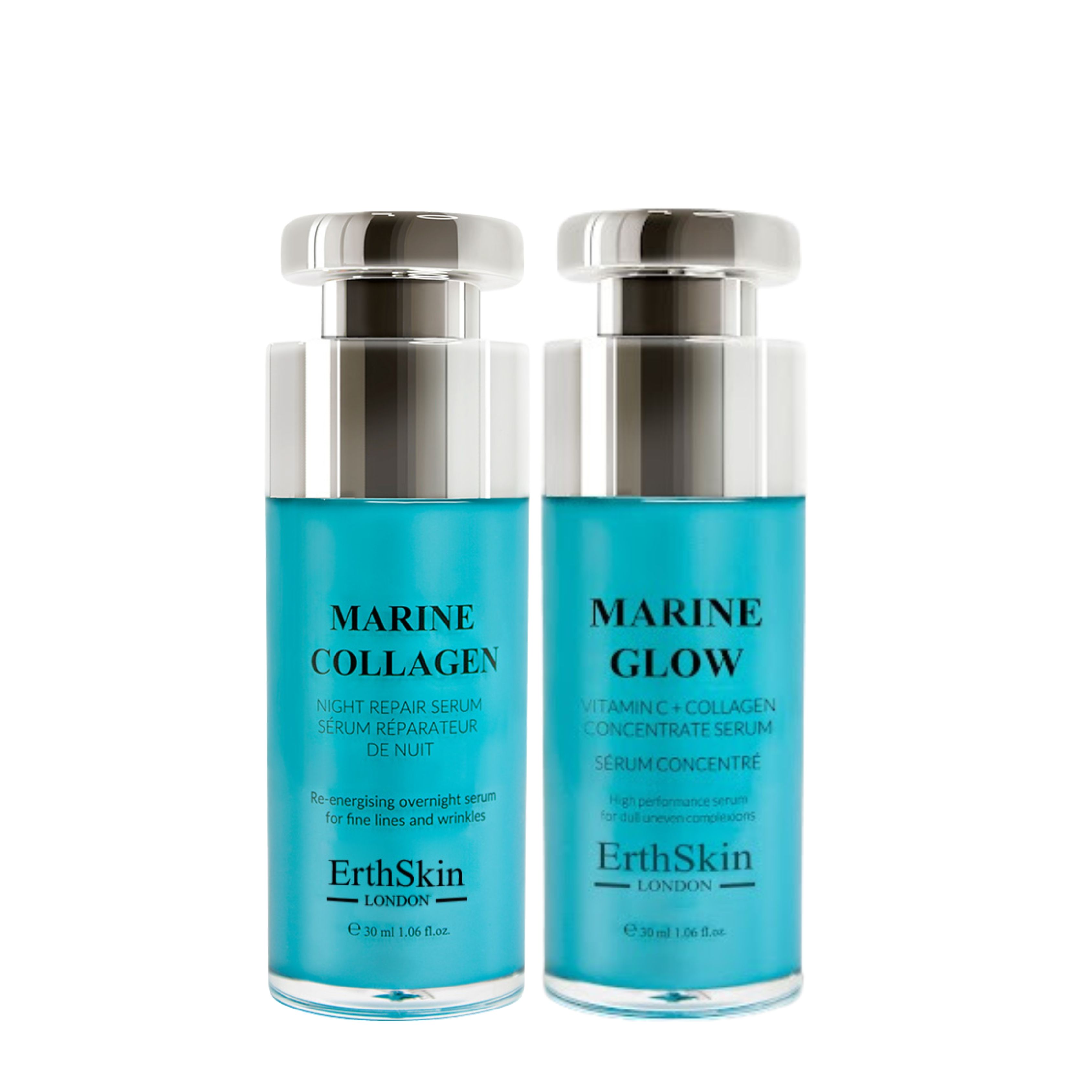 ErthSkin London Siero riparatore notturno al collagene marino  Siero concentrato marino