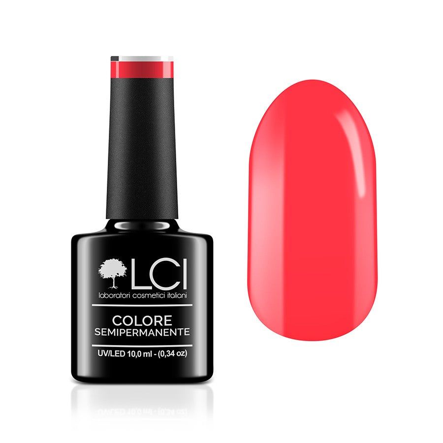 LCI Cosmetics - Smalto Semipermanente LCI -  Pompelmo Fluo - Arancio