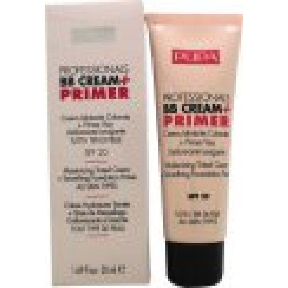 Pupa Milano BB Cream & Primer SPF20 001 Nude, 50 ml, per tutti i tipi di pelle