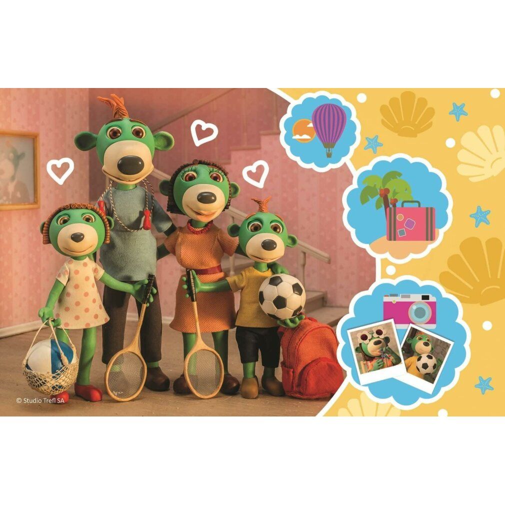 Puzzle Treflici: Famiglia 54 pezzi