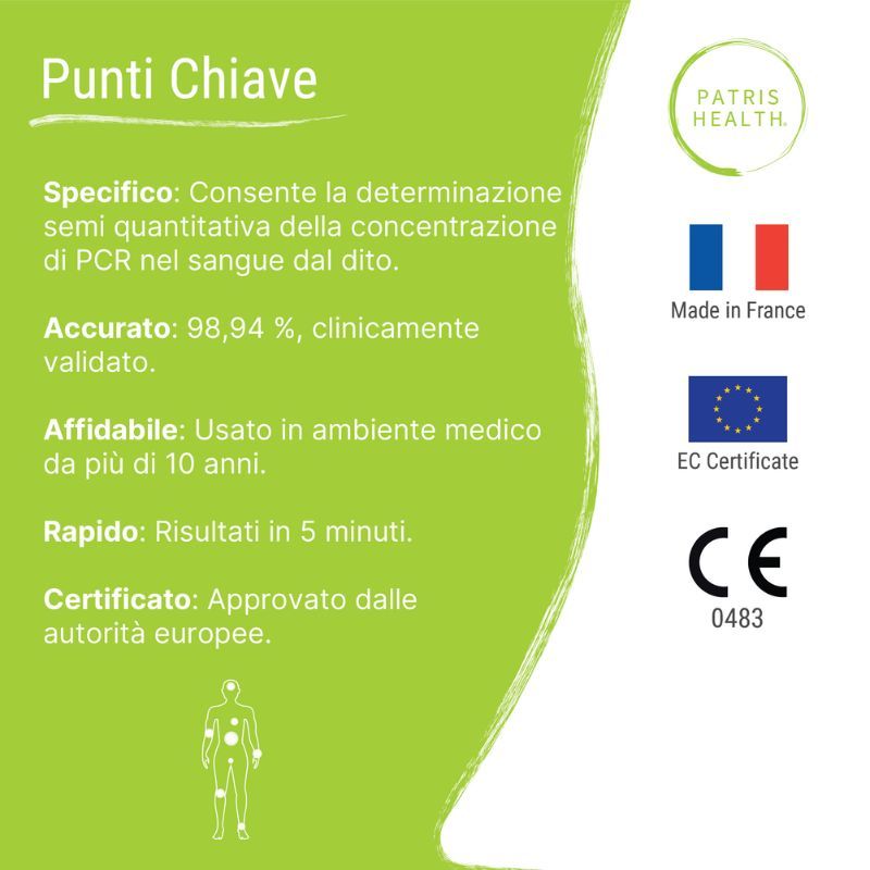 Test per la Proteina C-Reattiva Patris Health®