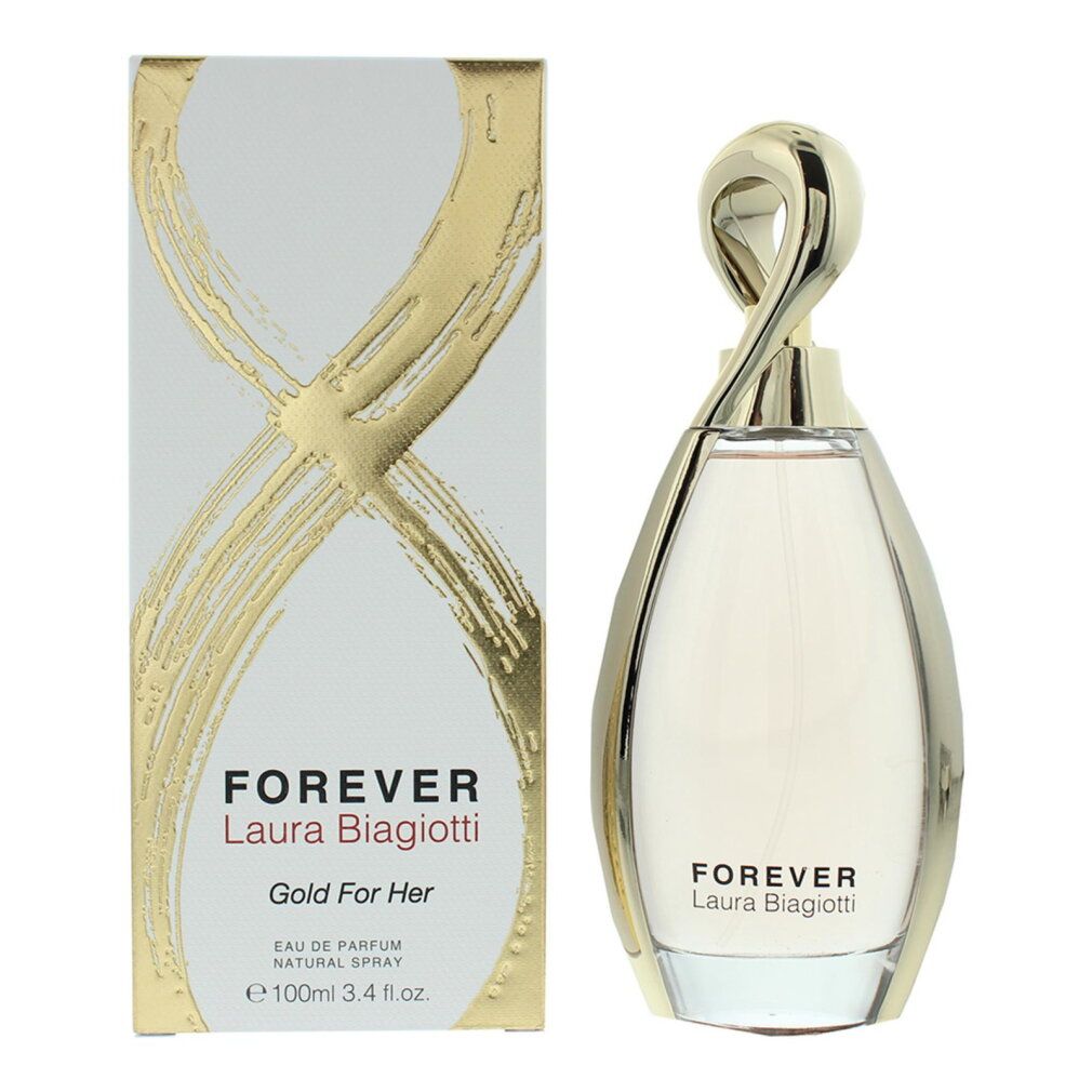 Flacone e confezione di Laura Biagiotti Forever Gold Eau de Parfum.