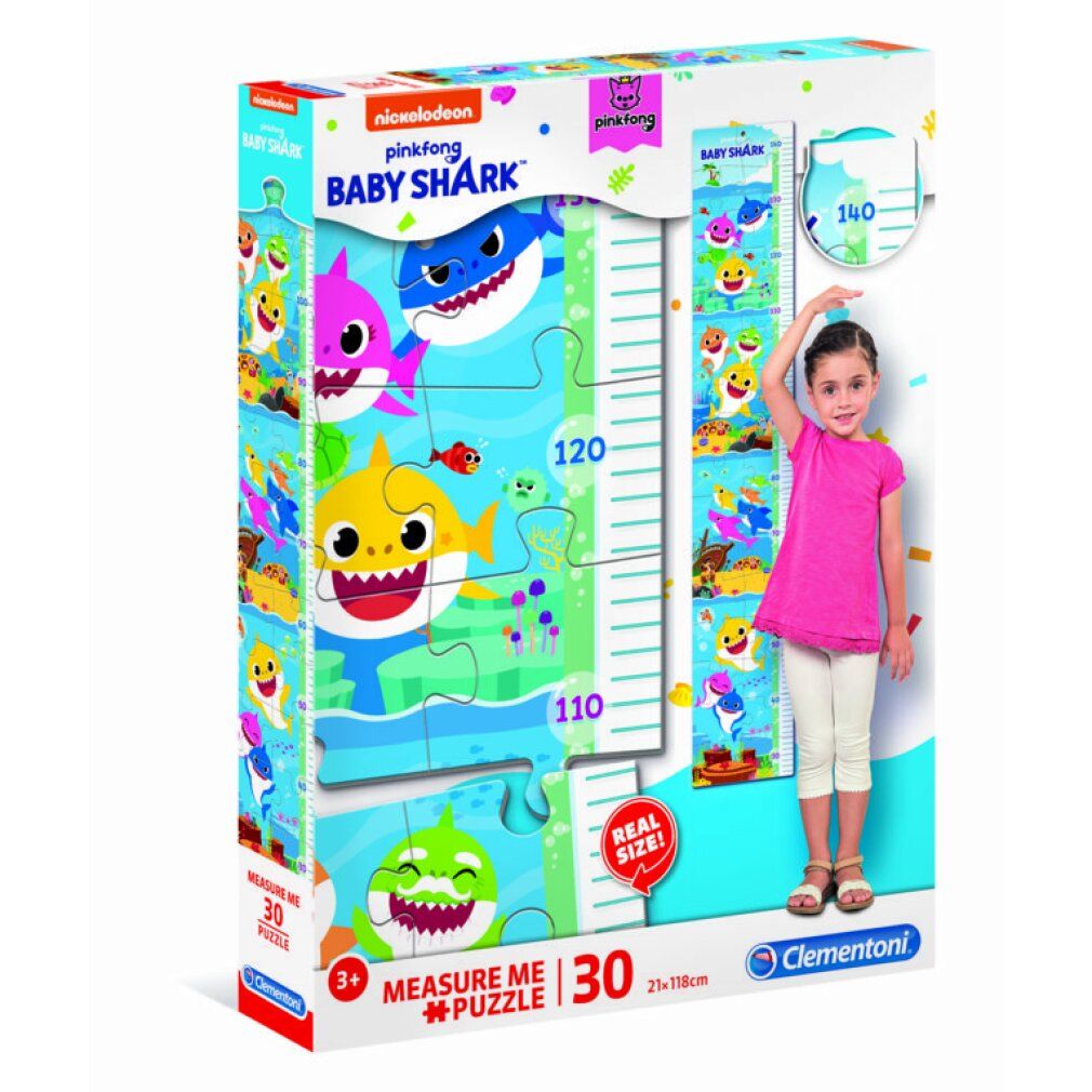 clementoni puzzle metro squalo bambino 30 pezzi
