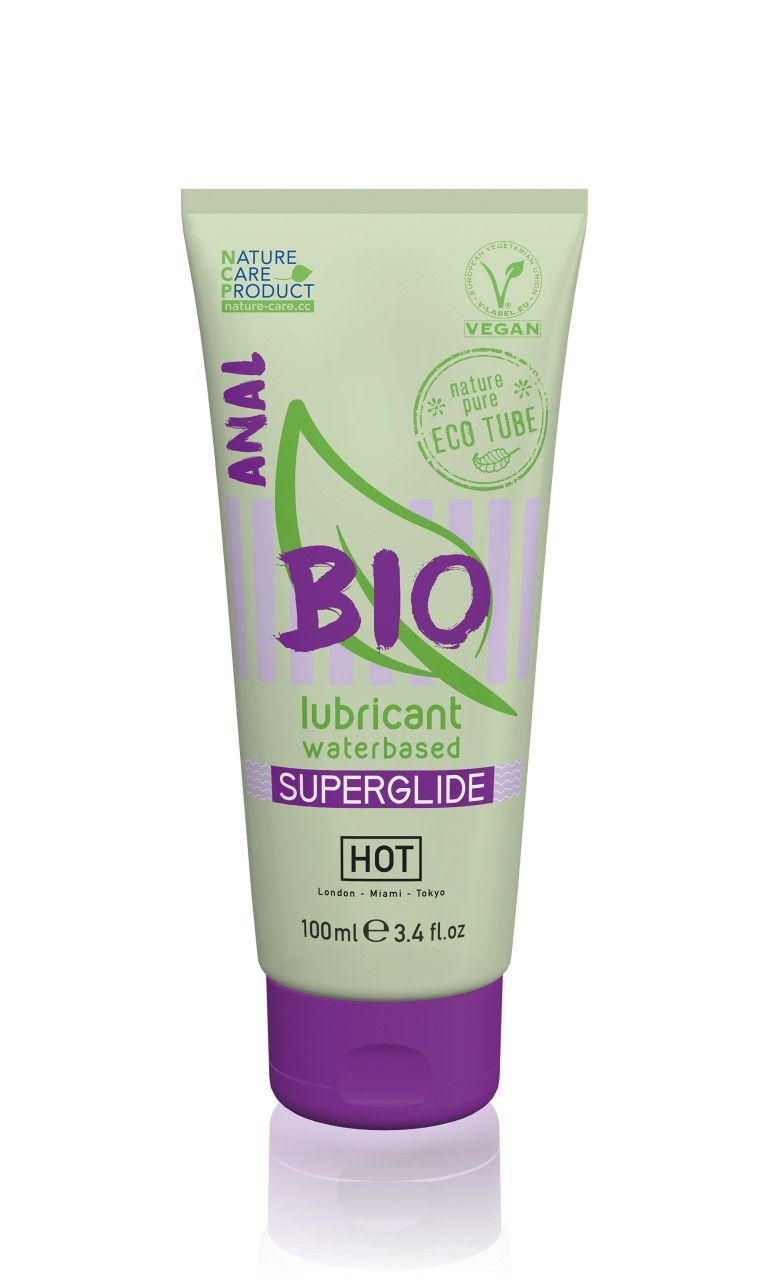 Lubrificante BIO Anal Superglide, a base d'acqua, tubo da 100ml.