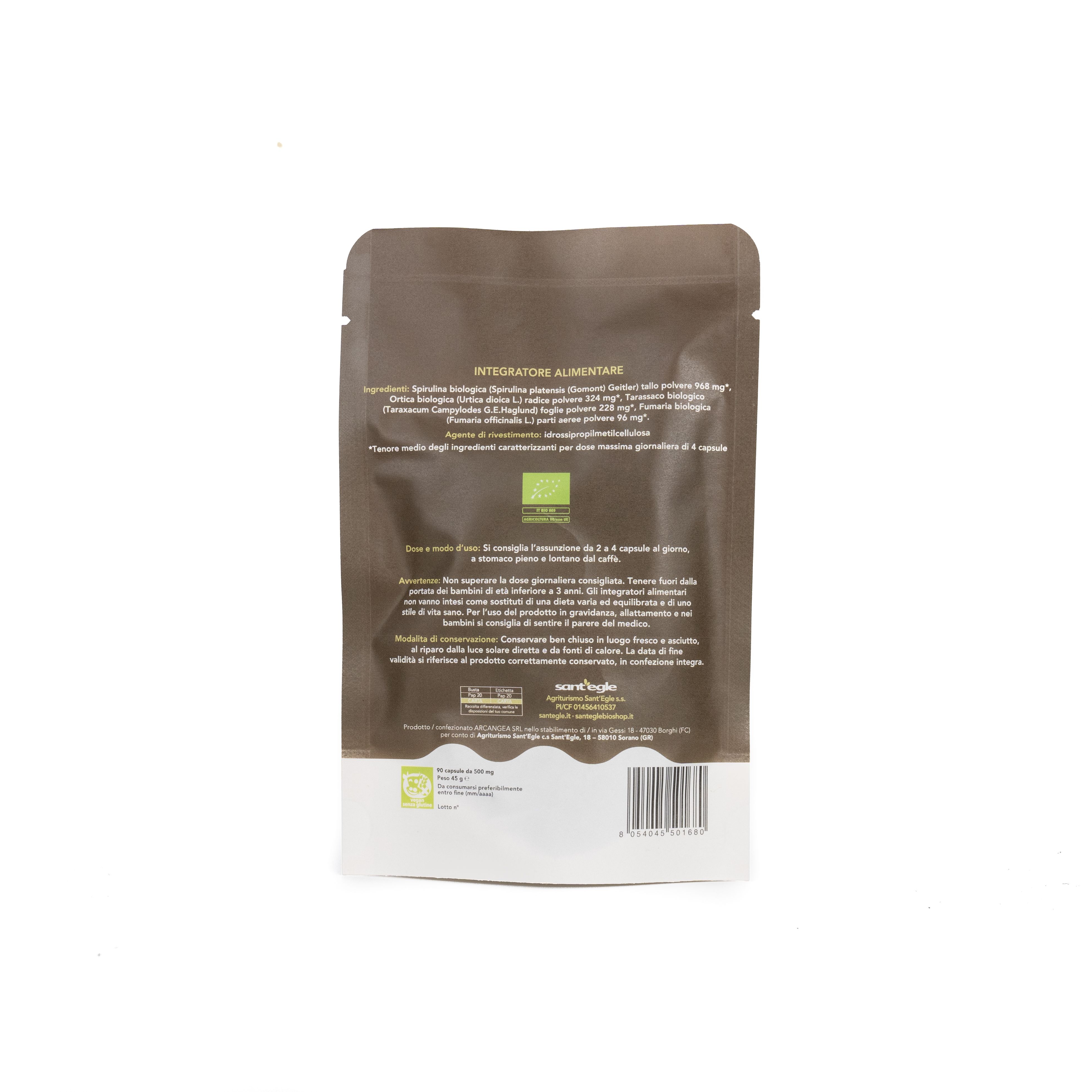 Sant'Egle Detox Bio con Ortica e Spirulina