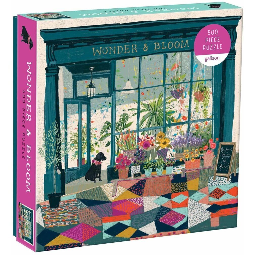 galison Puzzle quadrato Florist Wonder&Bloom 500 pezzi