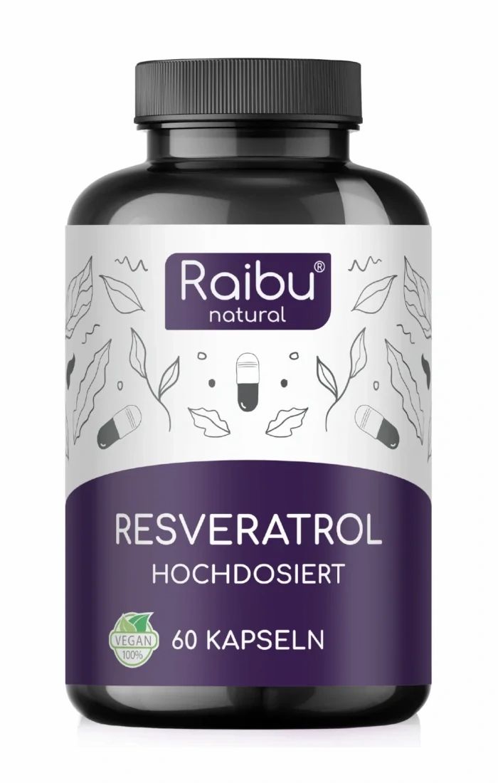 Resveratrolo Capsule 525 mg Alta Potenza - RAIBU