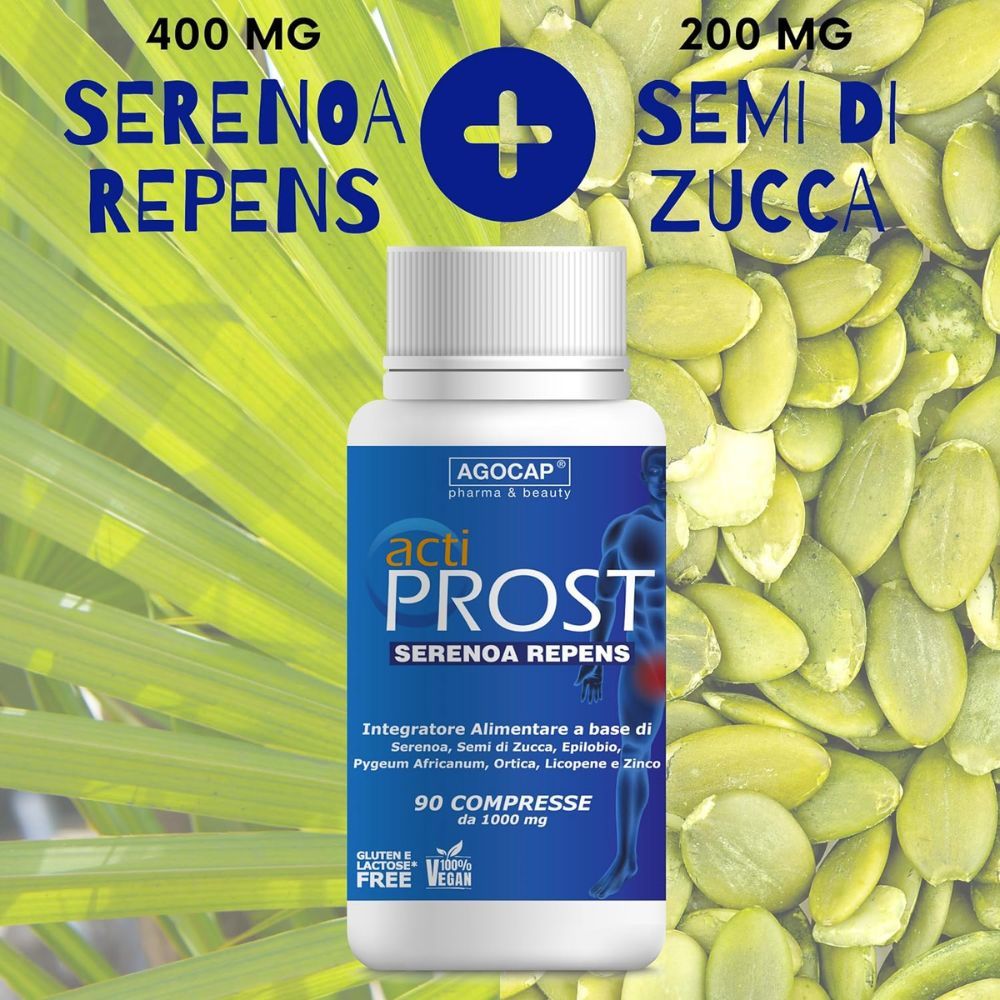 Integratore alimentare per la prostata con serenoa repens ed epilobio
