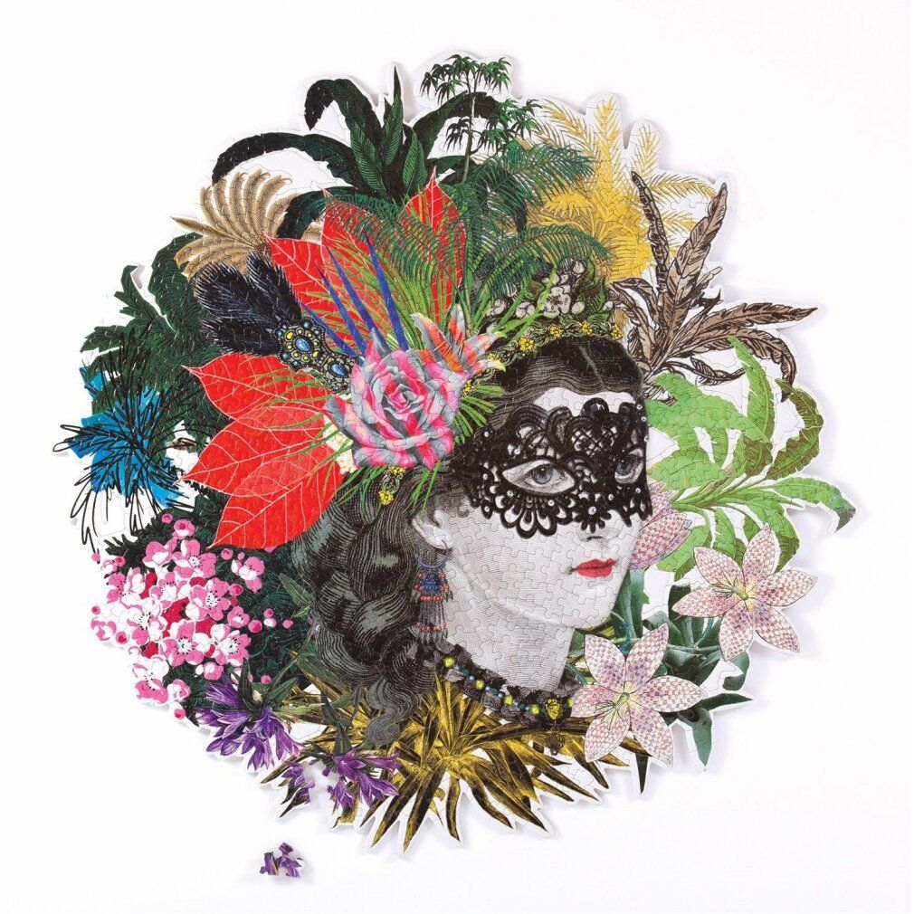 galison Puzzle a forma di Christian Lacroix: Mam'zelle Scarlett 750 pezzi