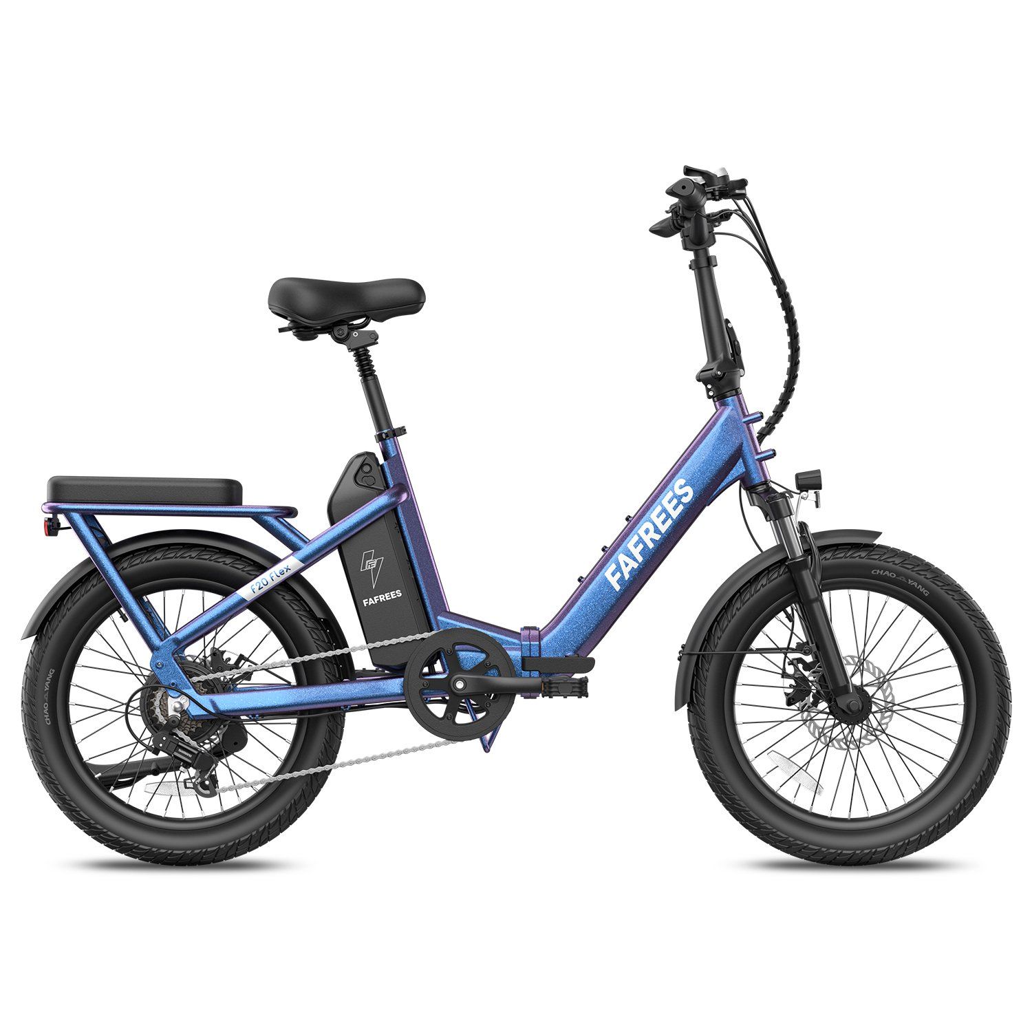 FAFREES F20 Flex E-bike pieghevole, batteria rimovibile da 25 Ah, 7 velocità