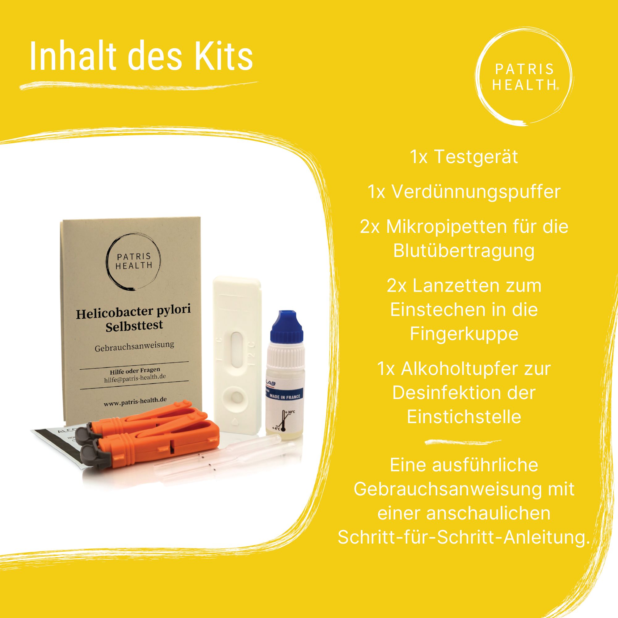 Test per l’Helicobacter pylori Patris Health®
