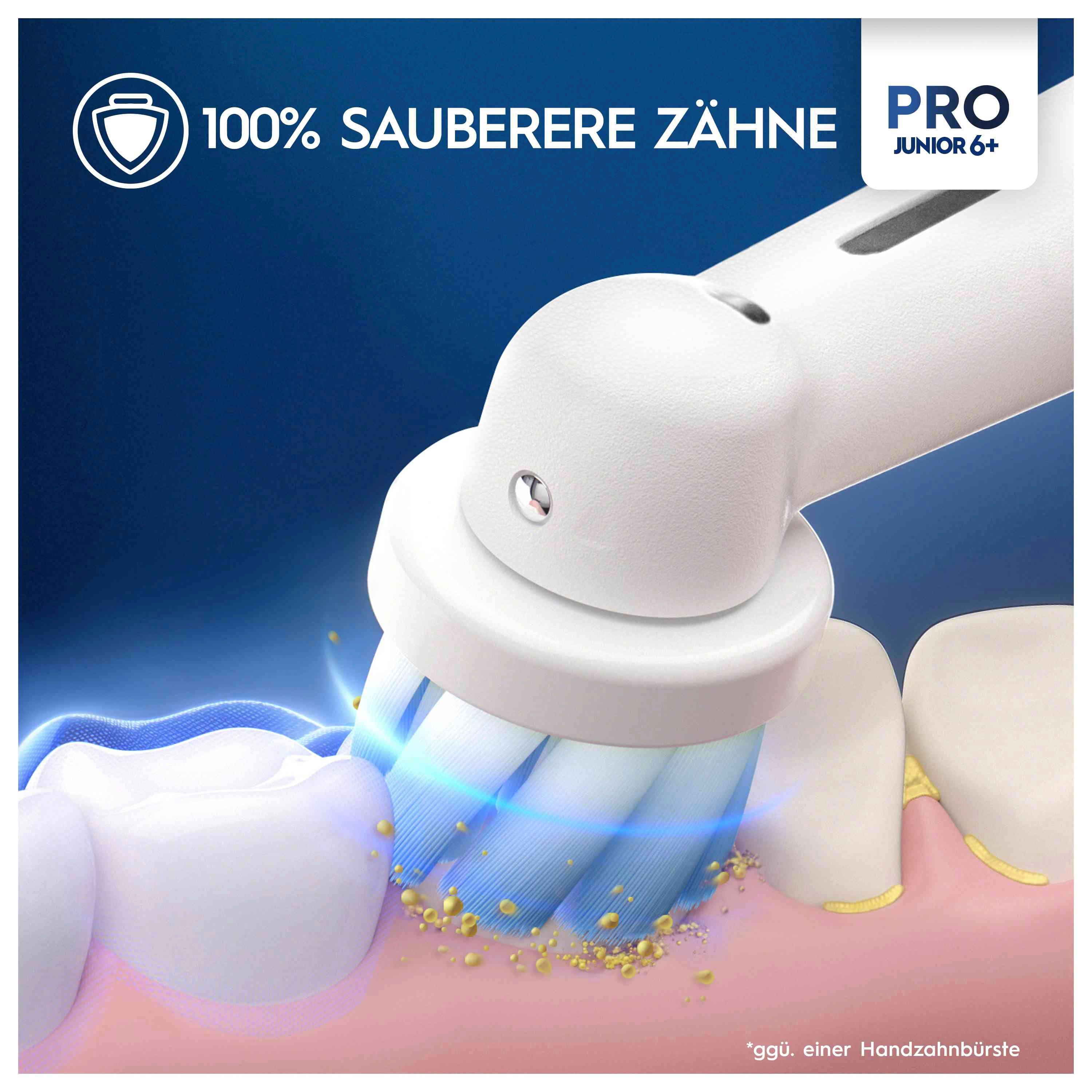 Oral-B Junior 8006540743027 spazzolino elettrico Bambino Spazzolino rotante Verde
