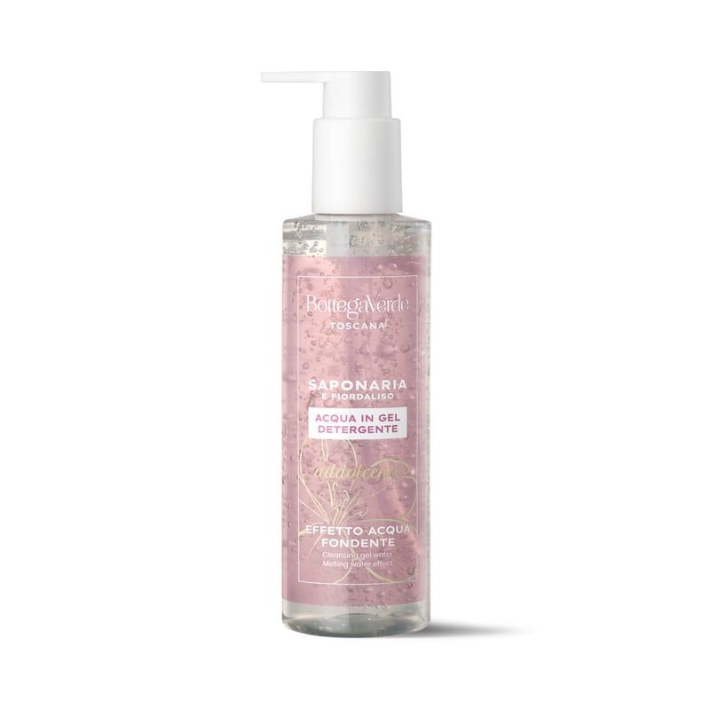 Bottega Verde Saponaria Acqua in Gel Detergente con dispenser.