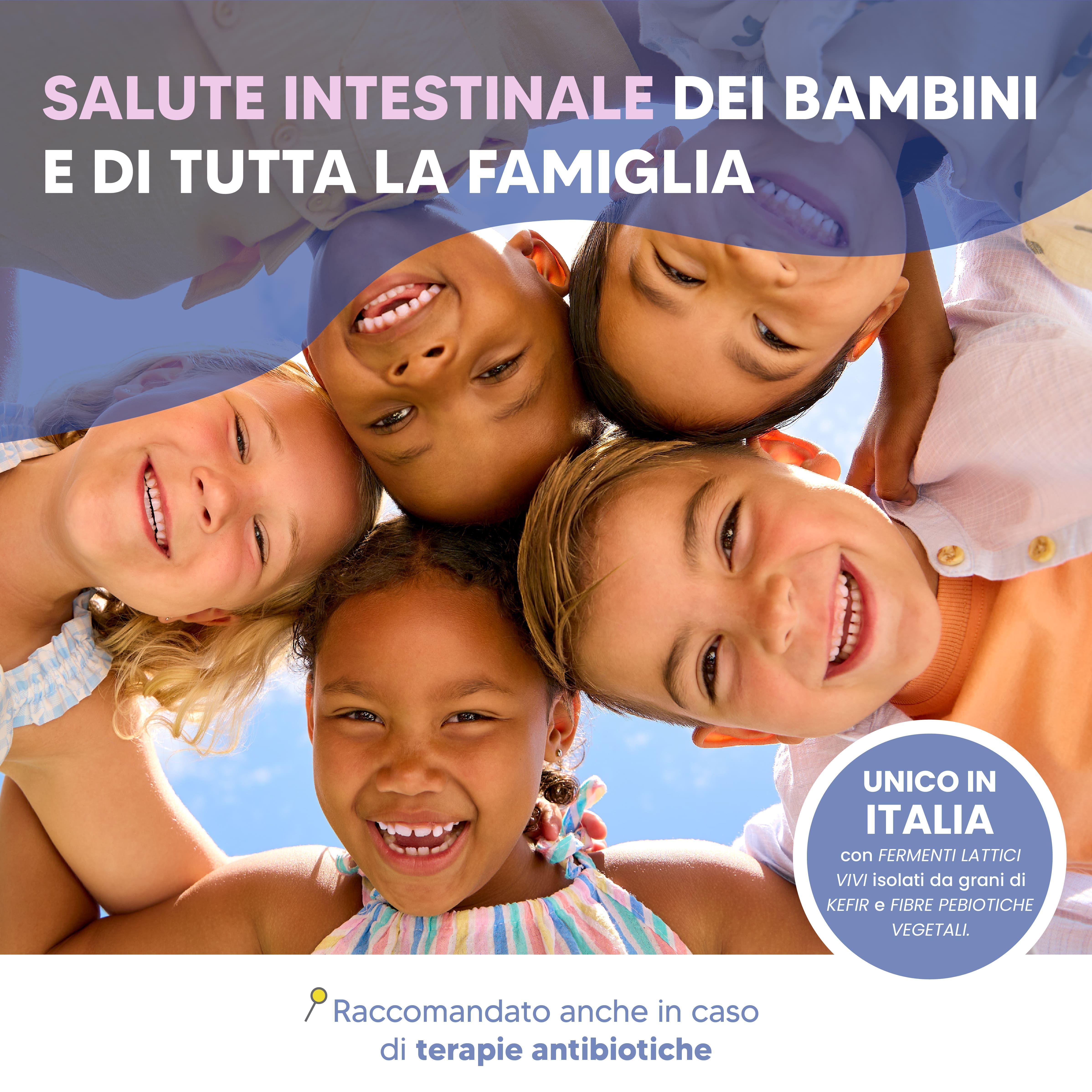 NTP BIOTECH - Keficol - 4 miliardi probiotici per equilibrio e disturbi intestinali – 10 Flaconcini