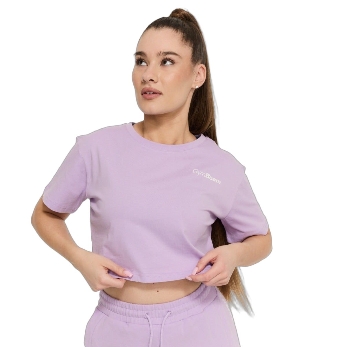 GymBeam Crop top donna Limitless Lavender