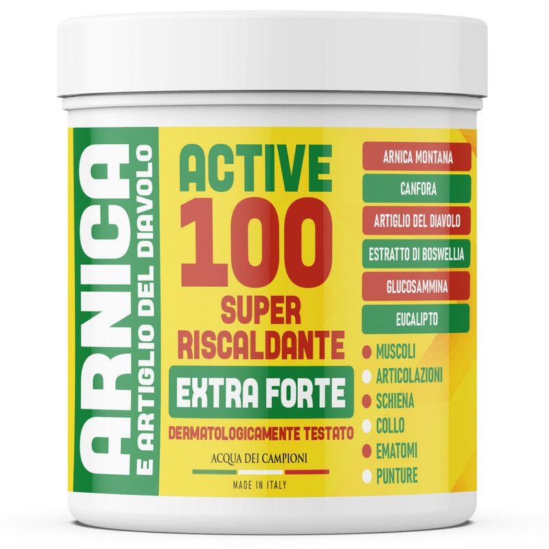 Arnica e Artiglio del Diavolo Active 100 Super Riscaldante 600ml