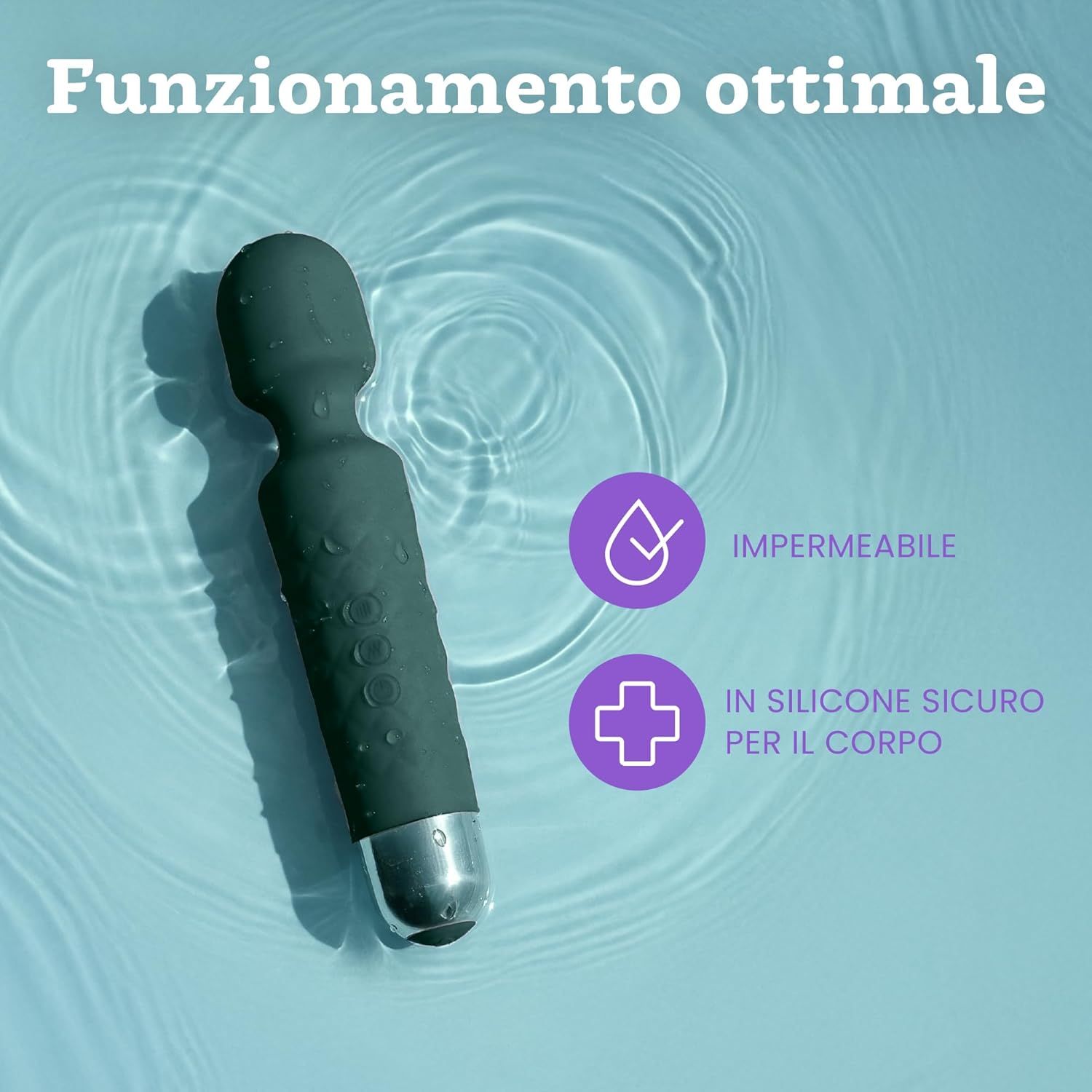 Oliver James Vibratore per donne – Silenzioso e potente, colore verde