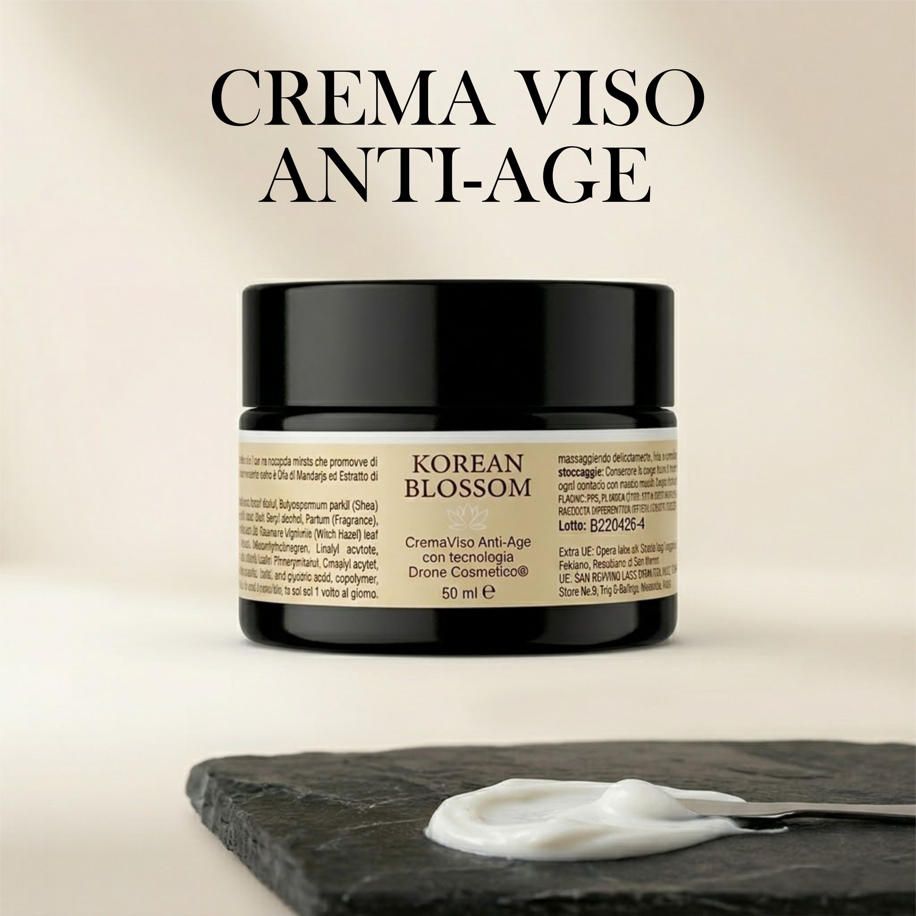ALOHALABS Korean Blossom Crema Viso Anti-Età Tecnologia Drone Cosmetico