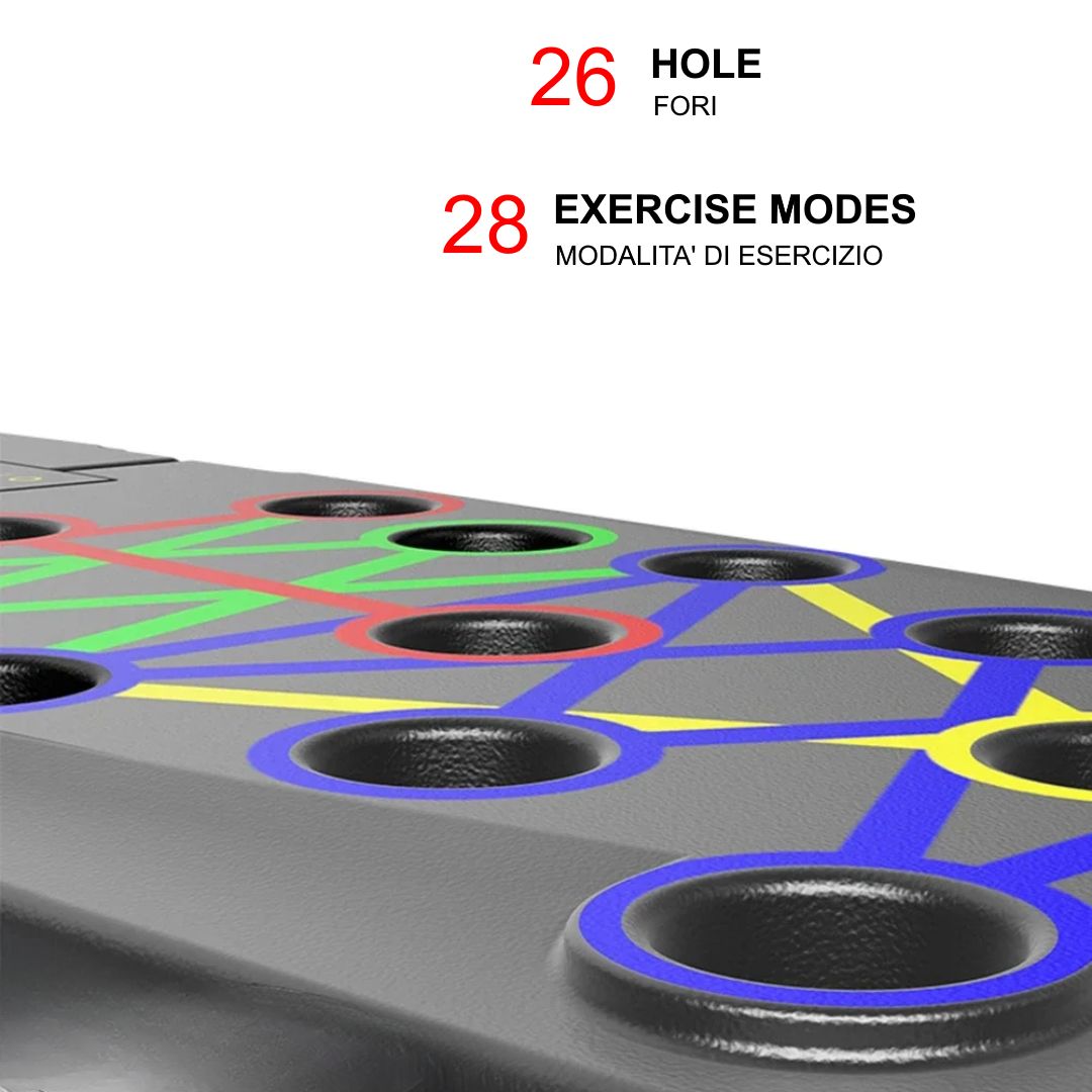 FFitness Tavola per Flessioni Attrezzo Multifunzione Push-Up Board  FF