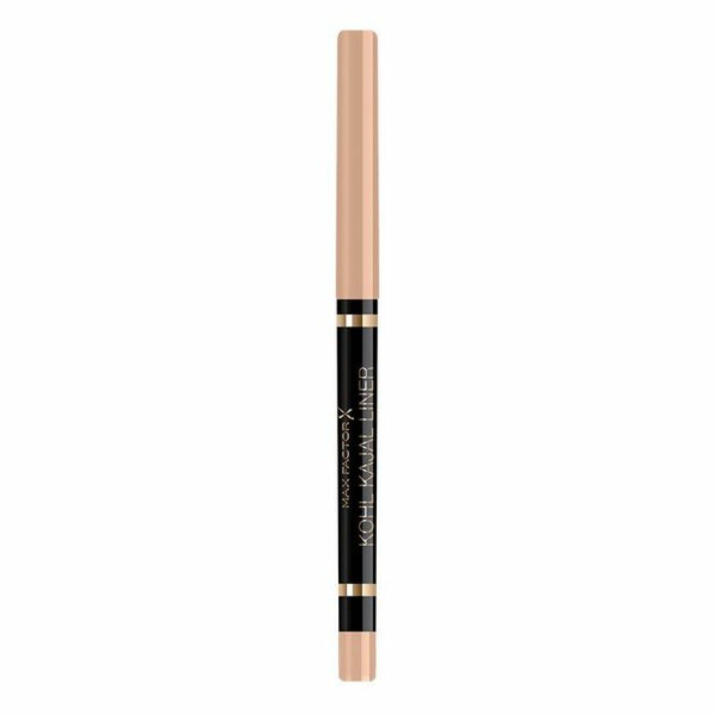 Matita kajal beige. Scritta: Max Factor Khol Kajal Liner. Dettagli dorati.