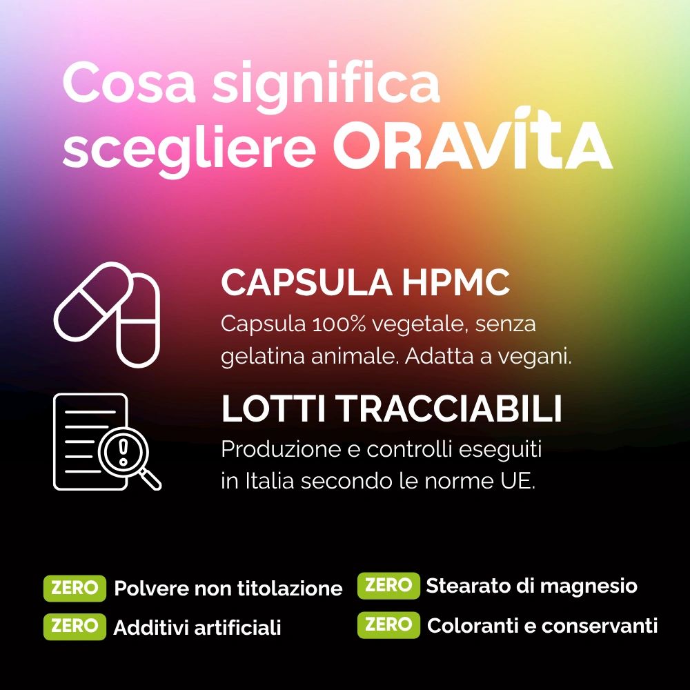 Oravita FUNGHI KIT per Cortisolo, Memoria, Immunità e Energia