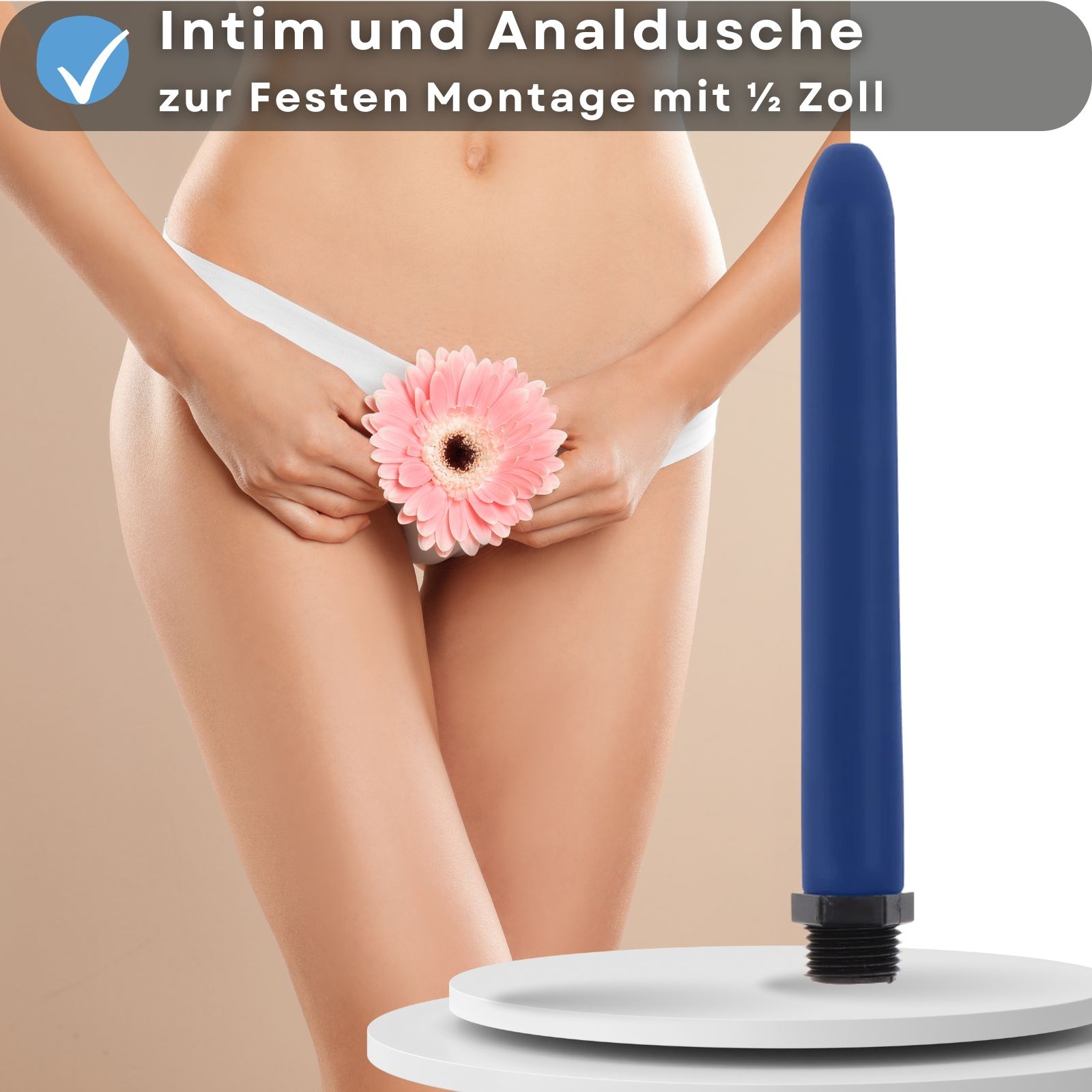 Lovelyness - Accessorio per doccia anale e intima - 24,5 cm -