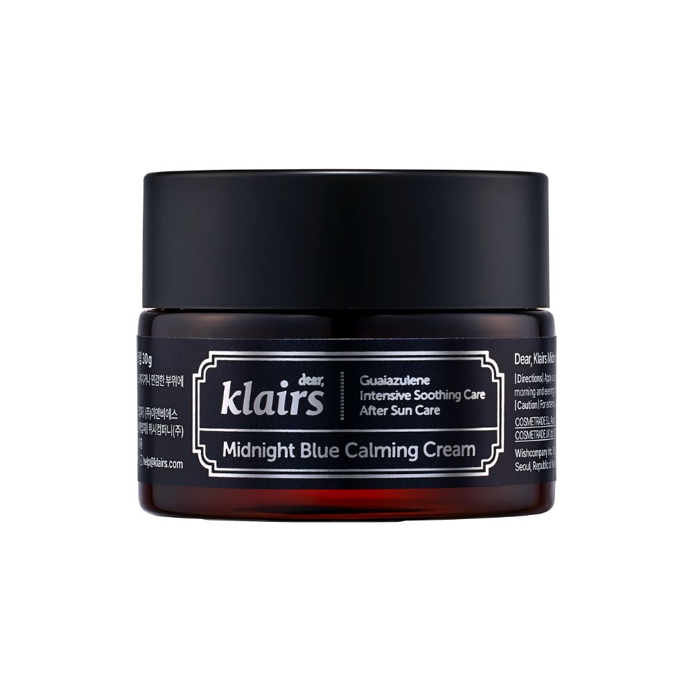 Dear Klairs Midnight Blue Calming Cream – Crema viso lenitiva per pelle sensibile e irritata