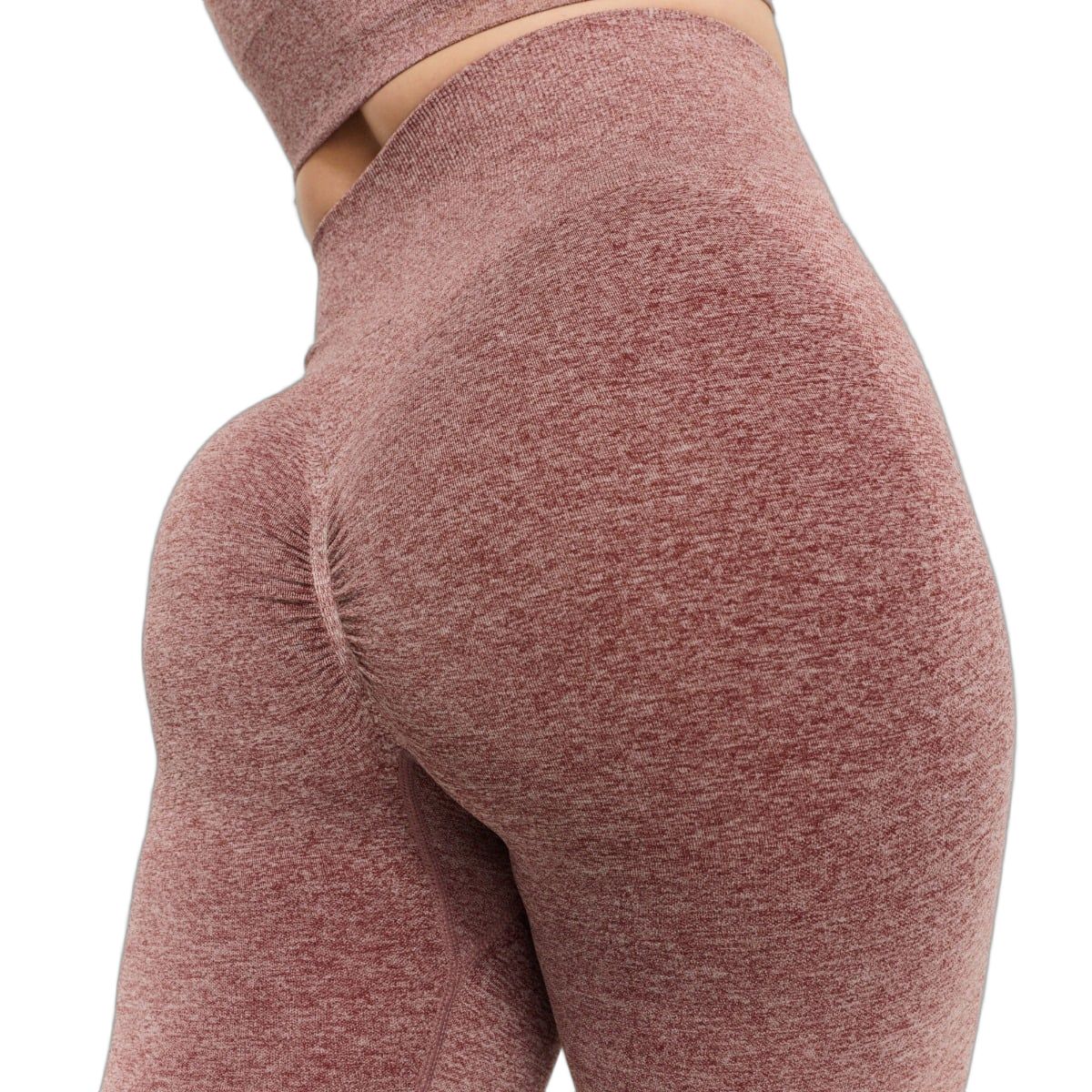 GymBeam Leggings donna FLO a vita alta senza cuciture Mauve