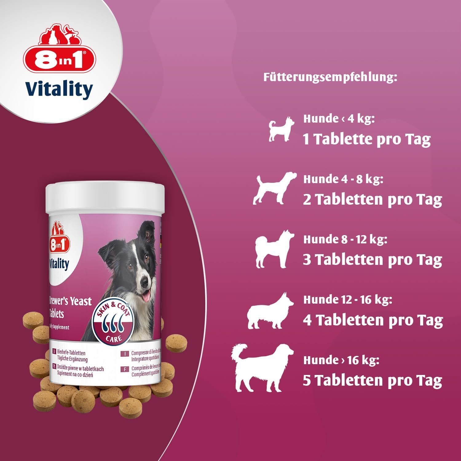 8in1 Compresse di Lievito di Birra