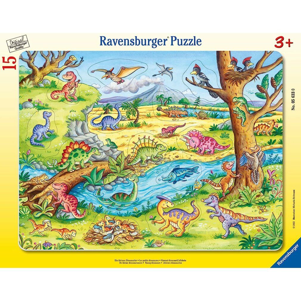 ravensburger Puzzle di dinosauri 15 pezzi