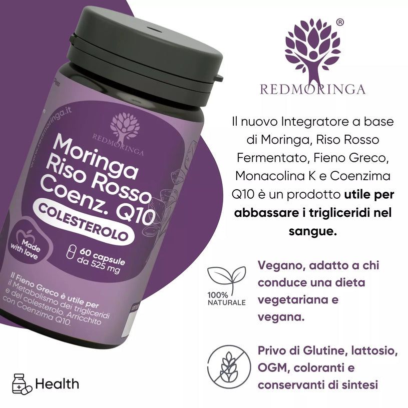 RedMoringa COLESTEROLO 60 Capsule