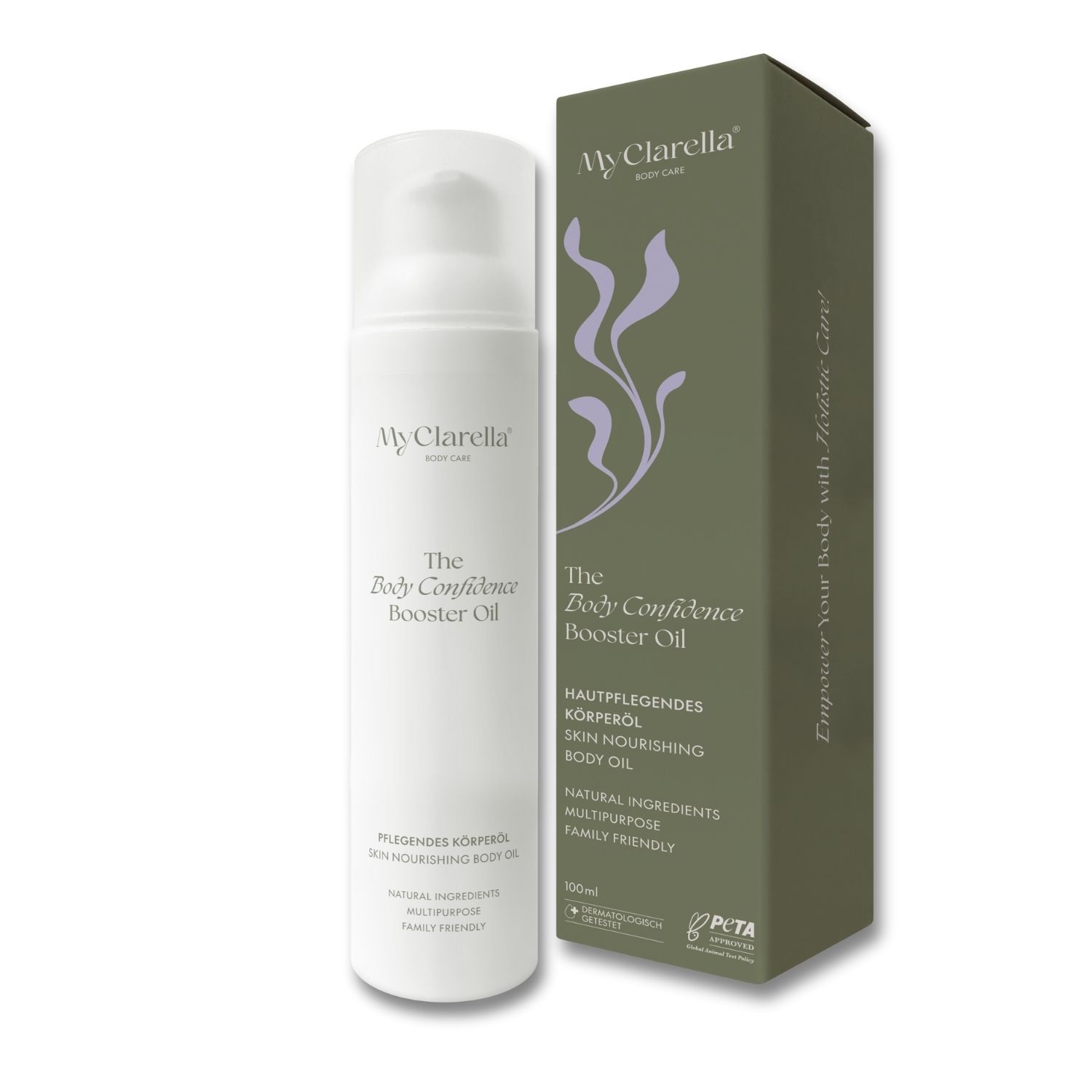 MyClarella® Olio nutriente per perineo, corpo & cicatrici