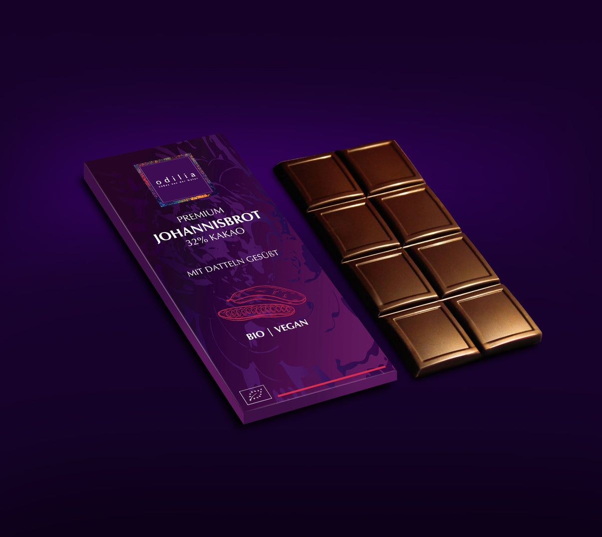 odilia Cioccolato premium alla carruba