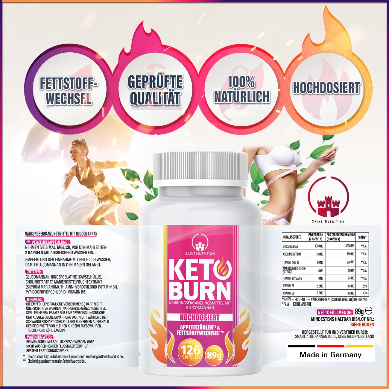 Saint Nutrition® | Keto Burn | Capsule