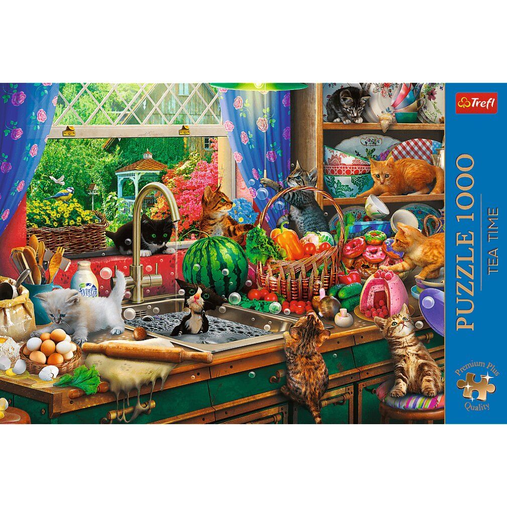 Puzzle trefl Premium Plus Tea Time: Le radici divergenti1000 pezzi