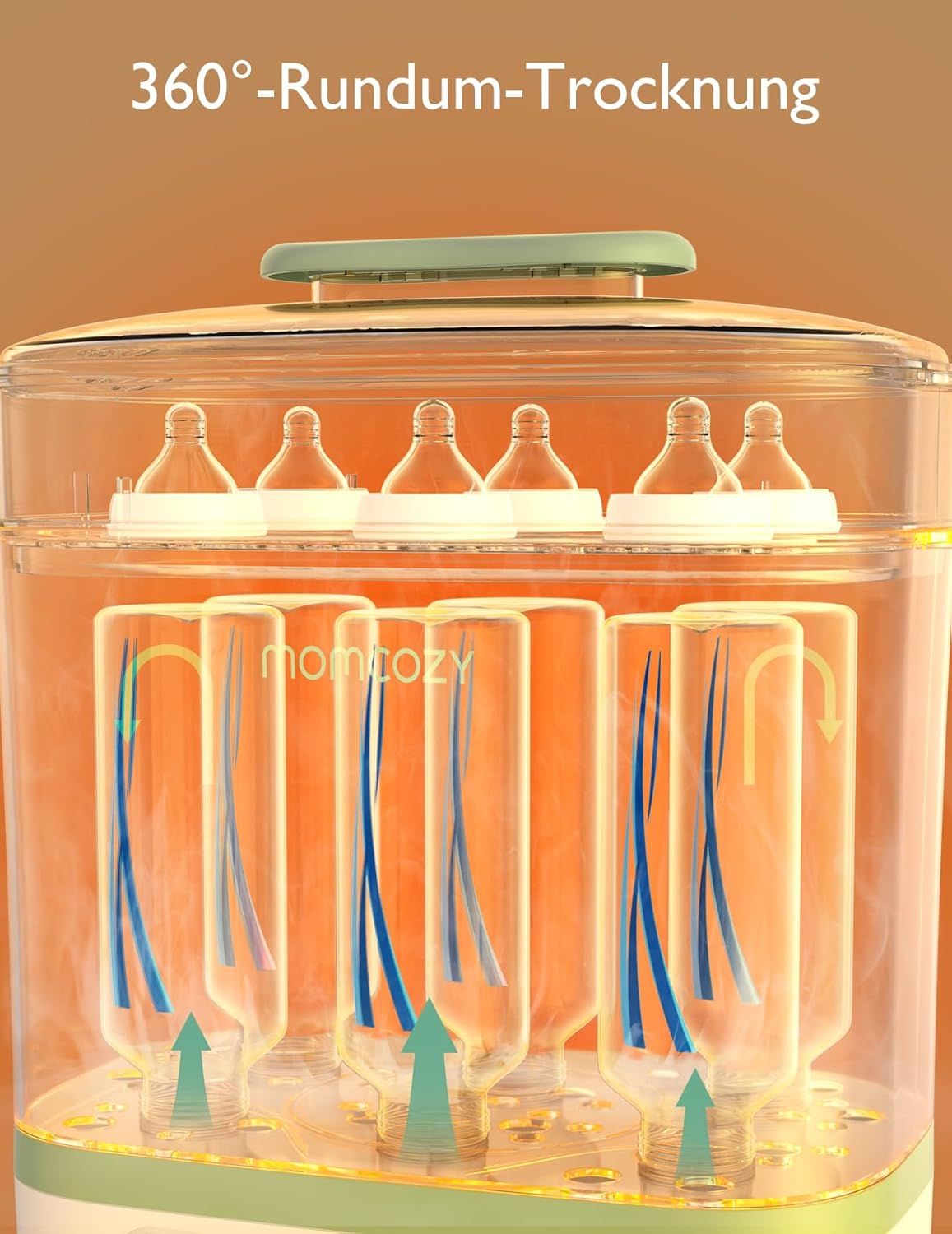 Sterilizzatore elettrico a vapore per biberon Momcozy