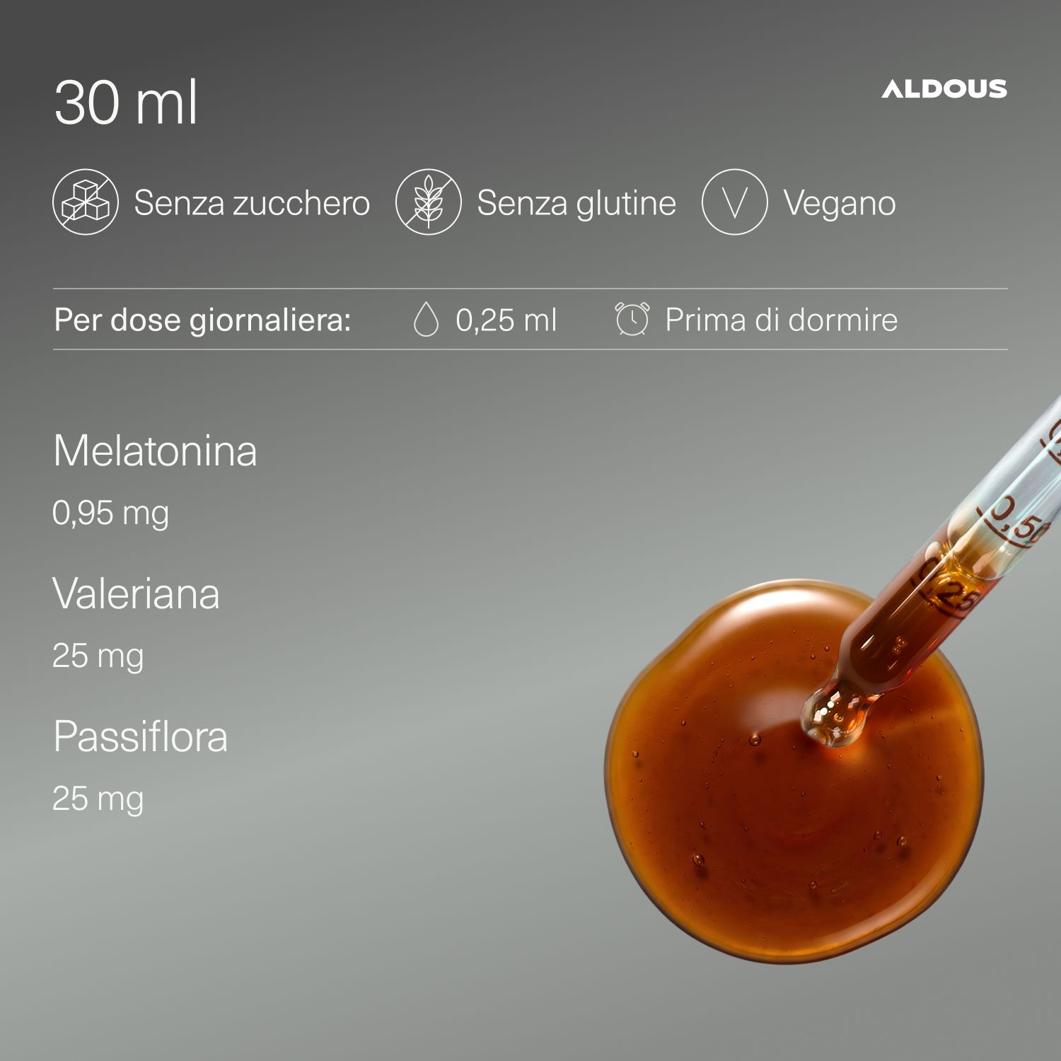 Aldous - Melatonina Gocce Pura