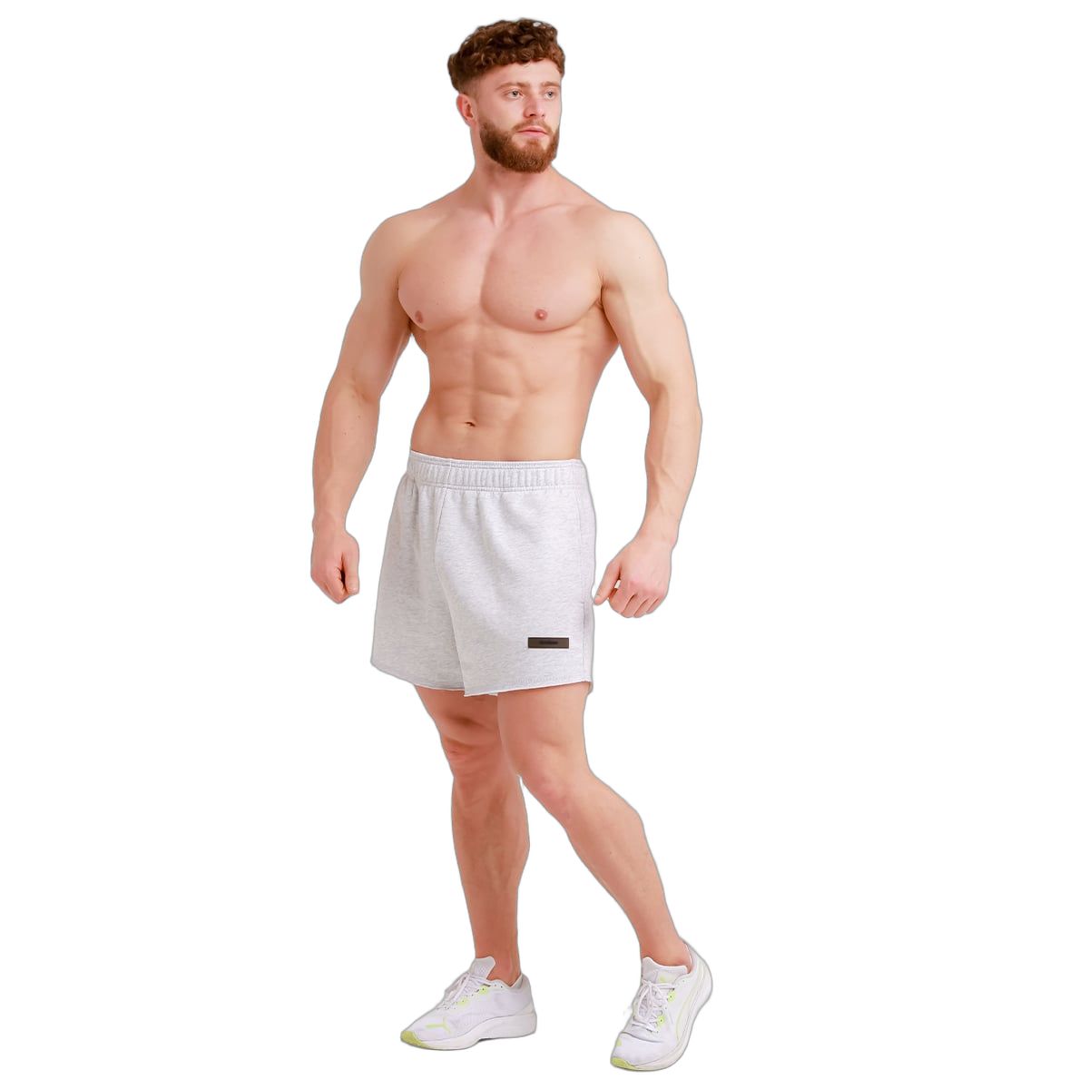 GymBeam Pantaloncini uomo Unity vestibilità morbida Grey