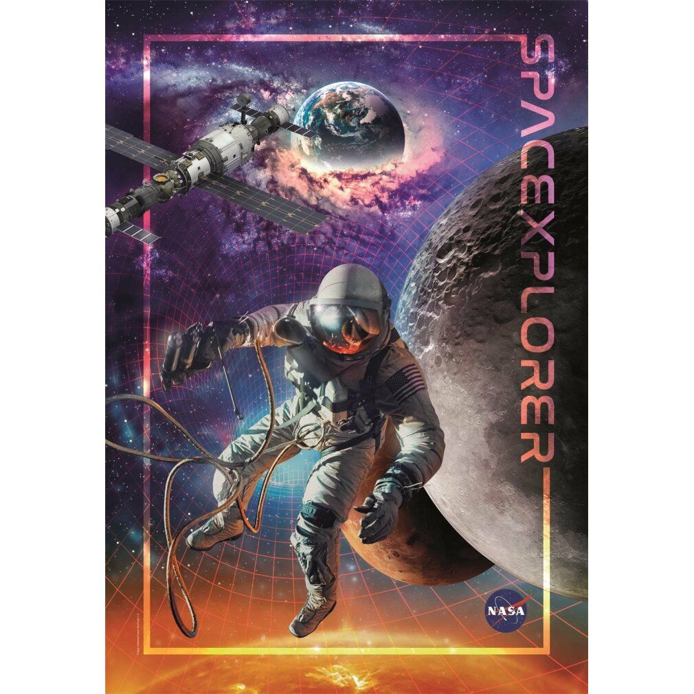 clementoni Puzzle Spazio nasa: Esploratore spaziale 1000 pezzi